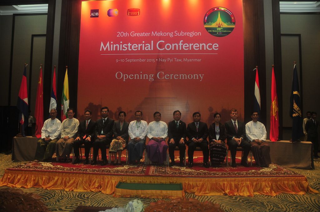 Participants at the 20th GMS Ministerial Meeting. Photo: ADB.